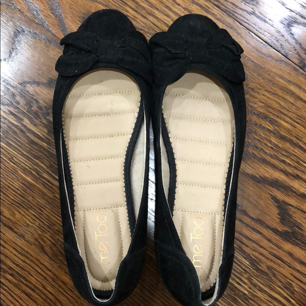 NEW Me Too Suede Ribbon Flats Size 8